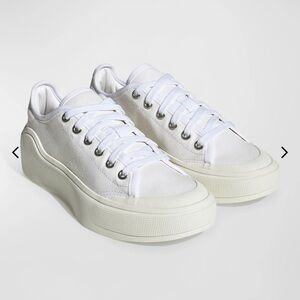 Stella McCartney Solid Canvas Court Sneakers (8M/9W)